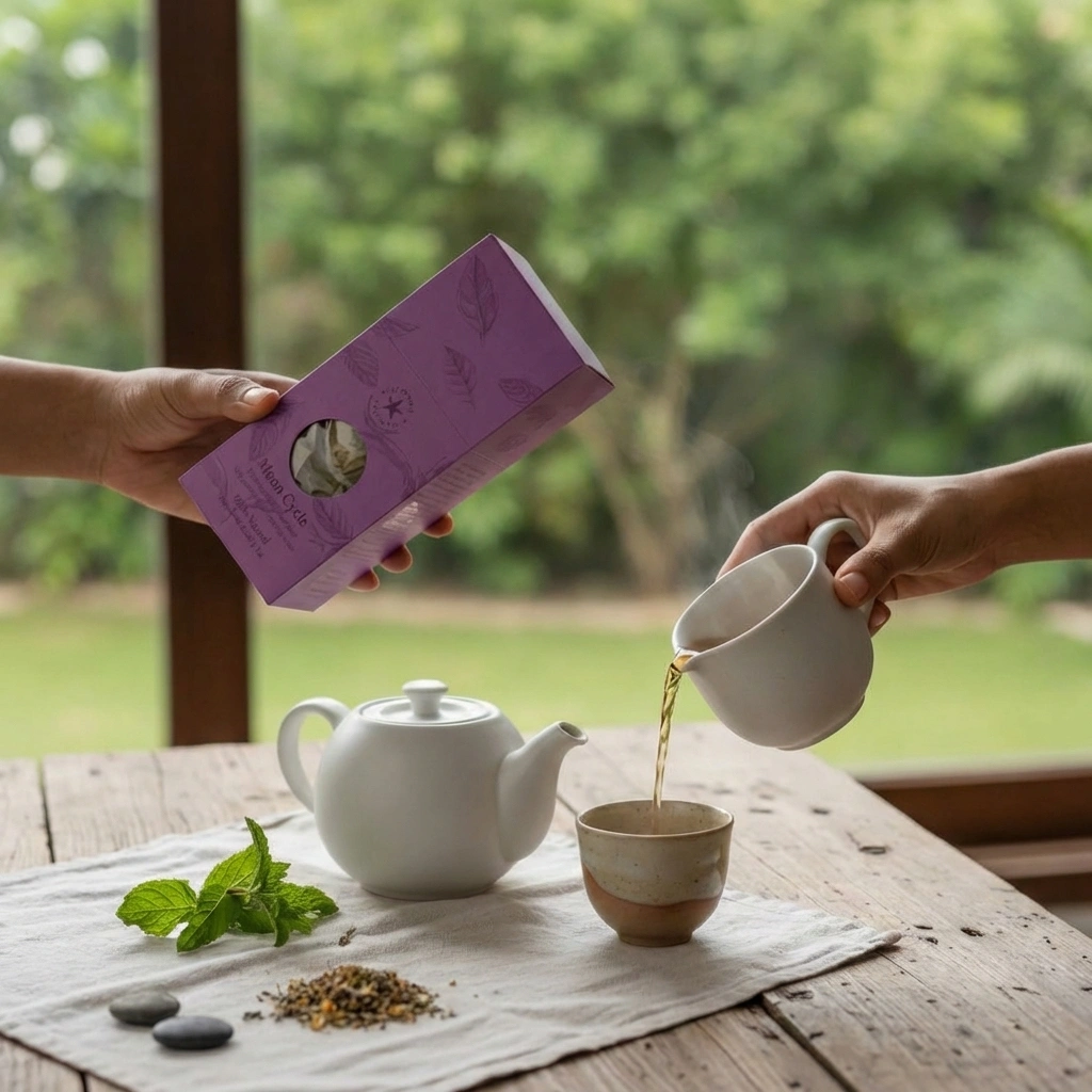 Moon Cycle Tea — Saint Lucia Herbal Formulation | Mount Kailash